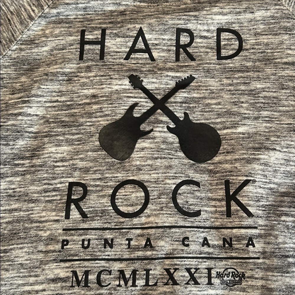 NWT Hard Rock Cafe Gray Ladies Sweat shirt size medium - Picture 6 of 10